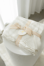 Keepsake Knit Blanket - Milk