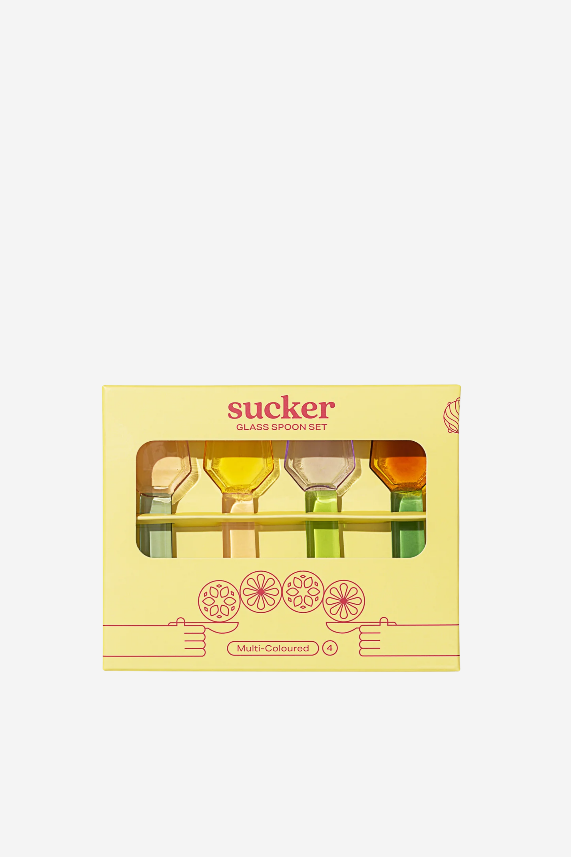 Glass Spoon Set - Multi