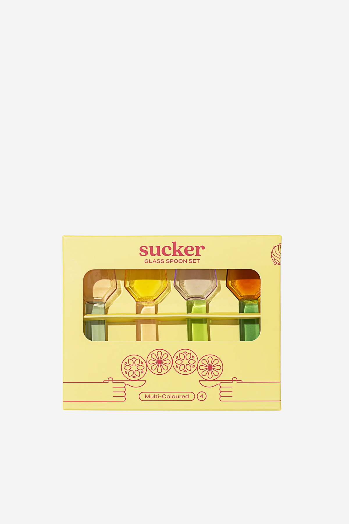 Glass Spoon Set - Multi