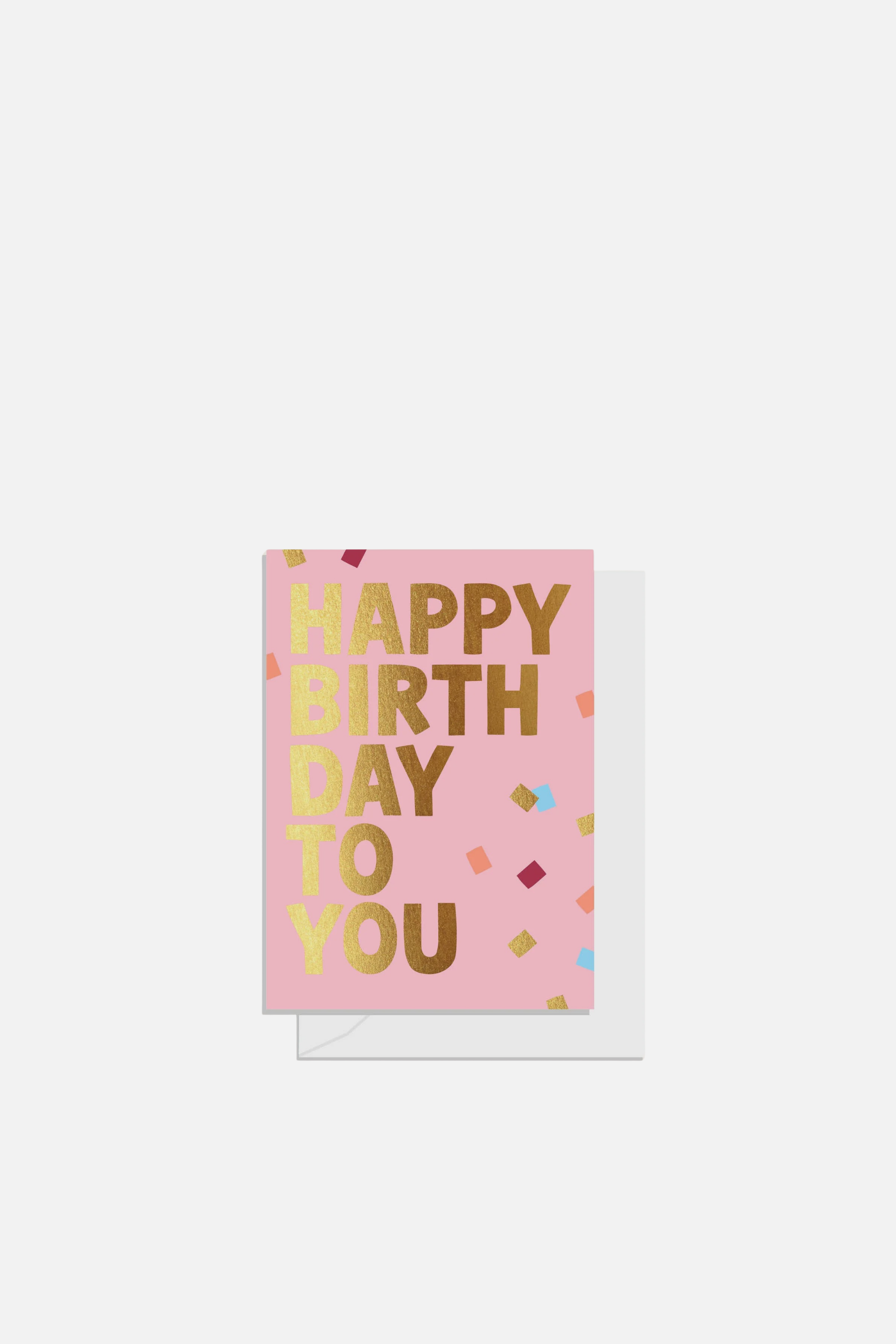 Birthday Confetti Pink - Gift Card