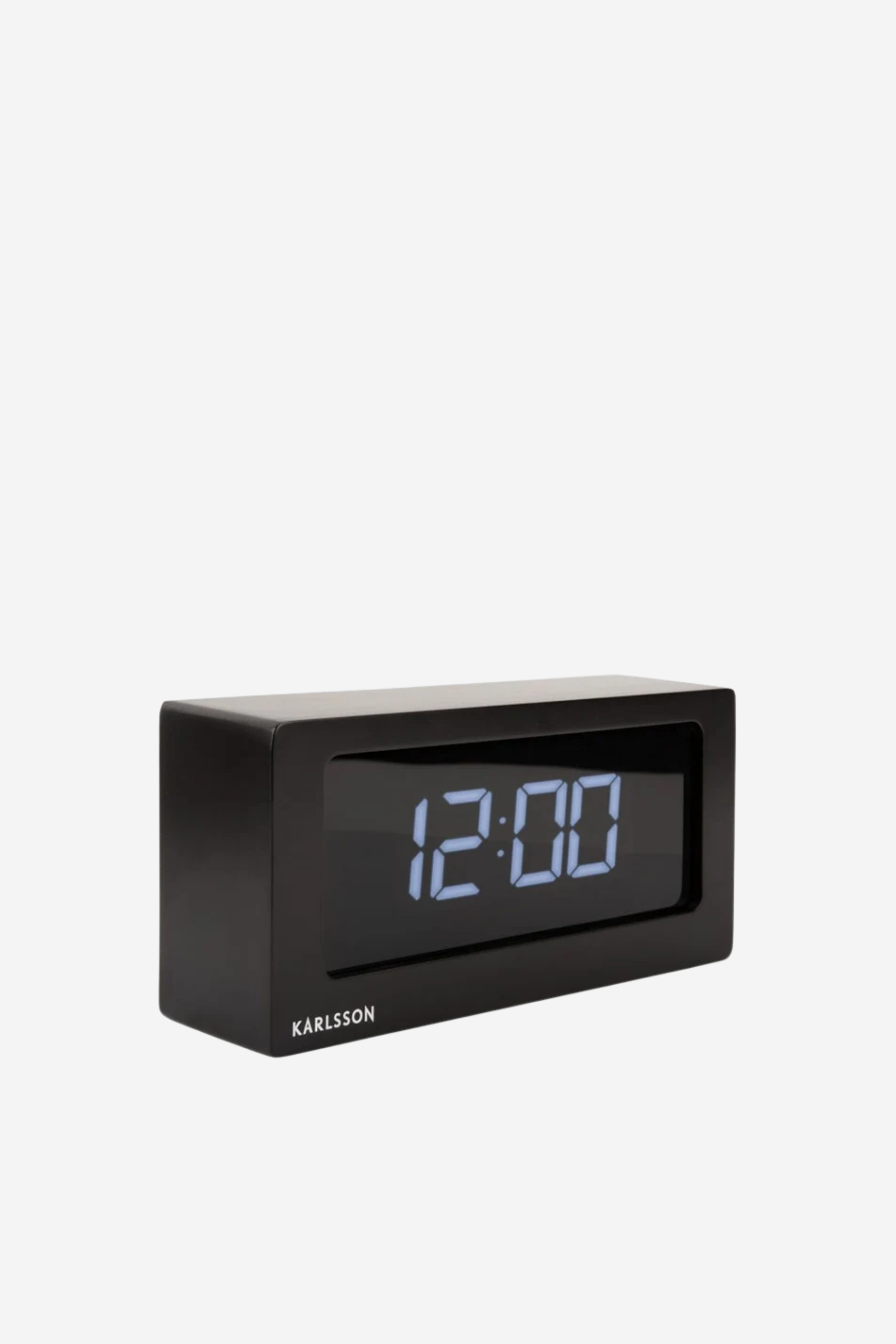 Karlsson Boxed LED Alarm Clock - Black