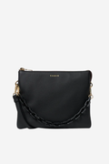 Matilda Crossbody - Black & Tonal Chain