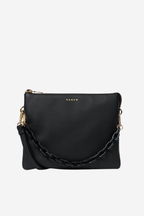 Matilda Crossbody - Black & Tonal Chain