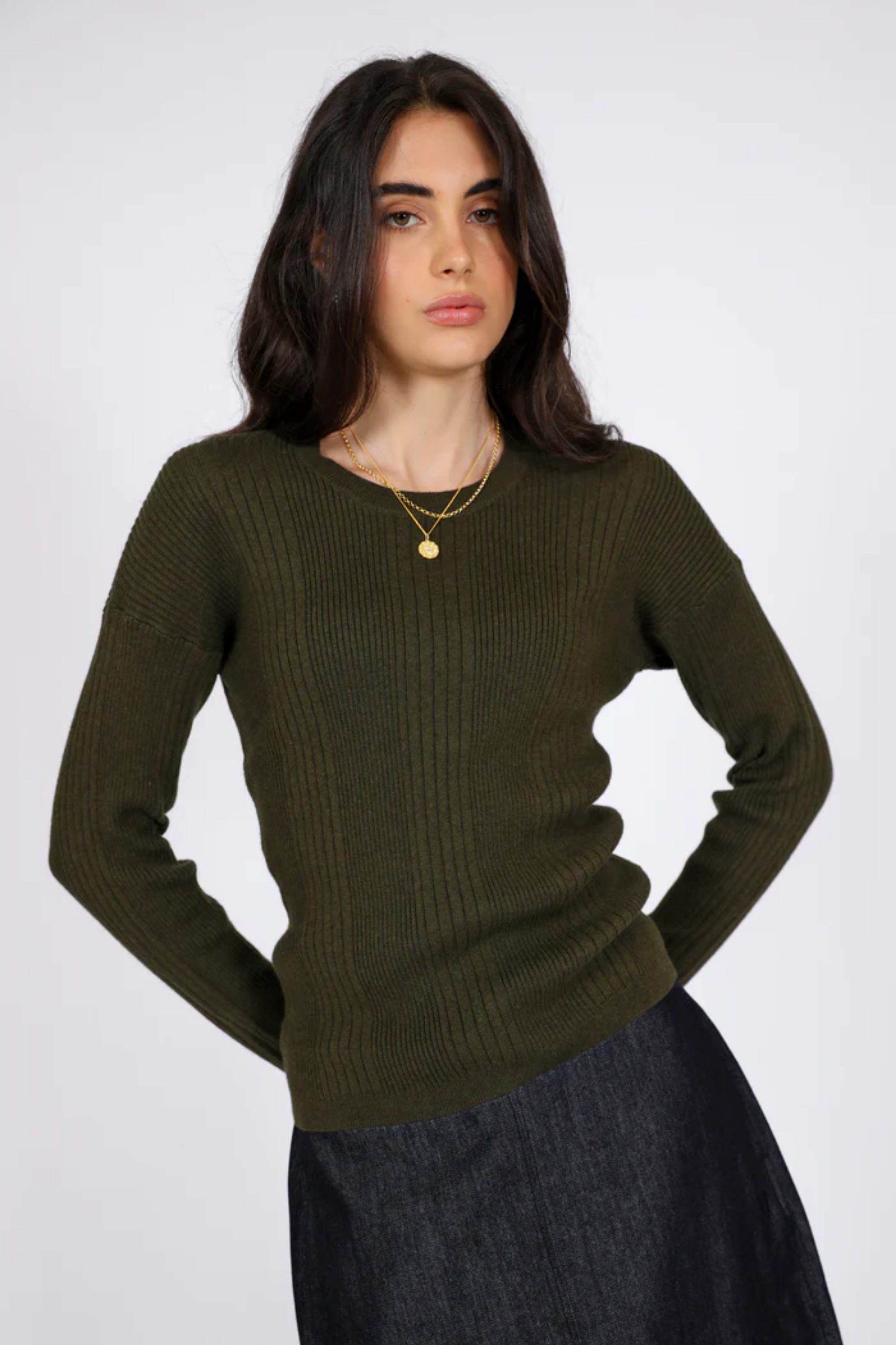 Vero Knit Long Sleeve - Spruce