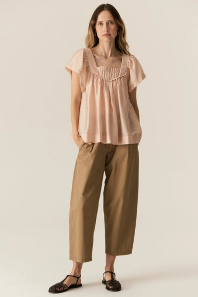 Avrid Barrel Pant - Khaki