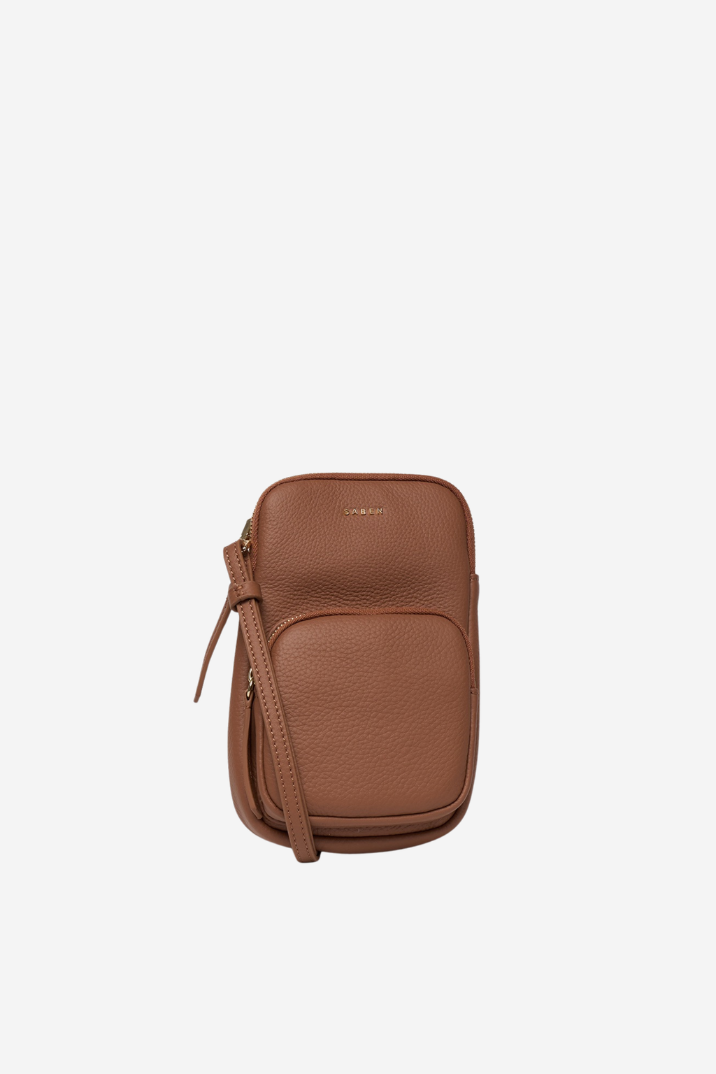 Nikko Pocket Phone Sling - Tan Luxe