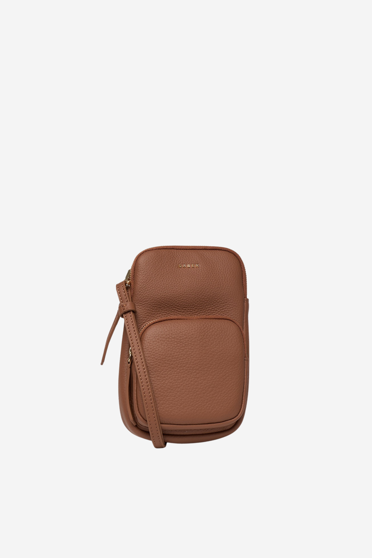 Nikko Pocket Phone Sling - Tan Luxe