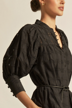 Paloma Dress - Black Check