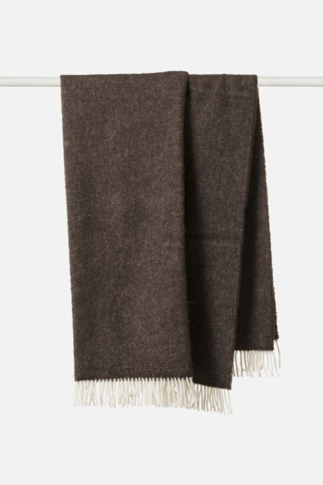 Wool Throw - Cocoa