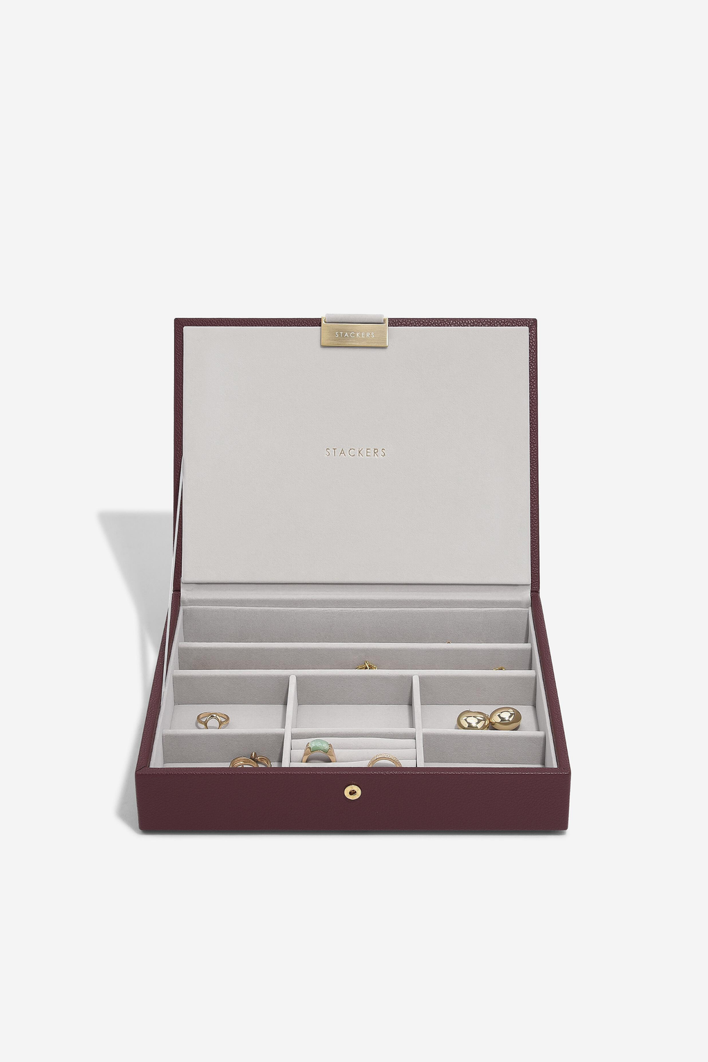 Stackers Classic Jewellery Box - Burgundy