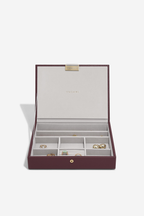 Stackers Classic Jewellery Box - Burgundy