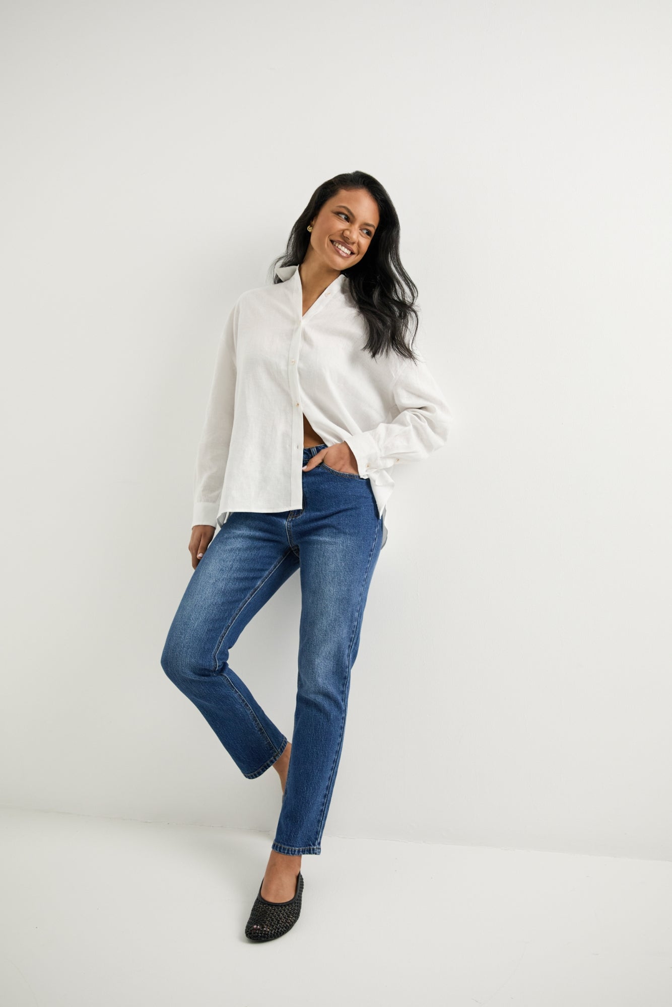 The Easy Straight Jean - True Blue