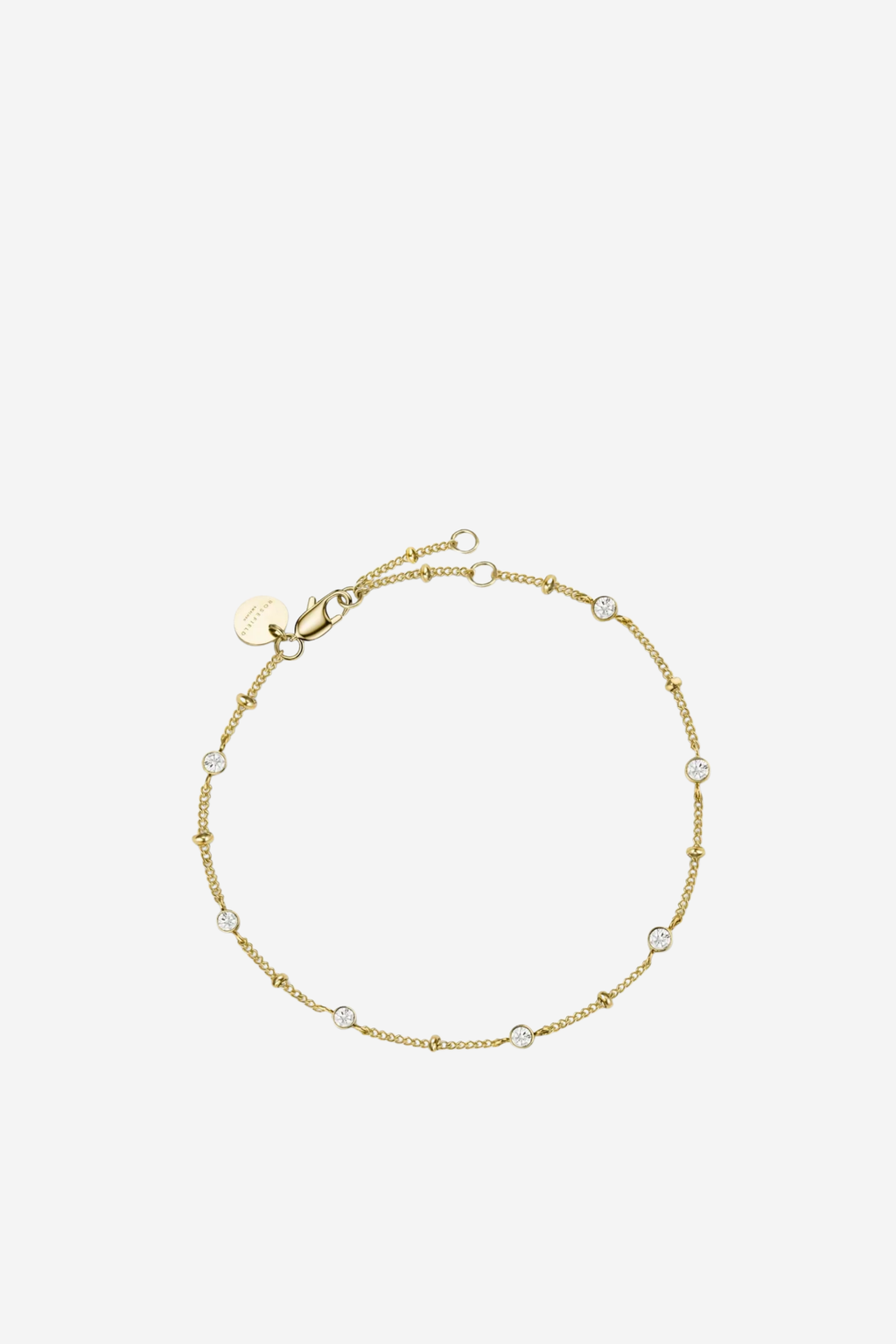 Multi Crystal Bracelet - Gold