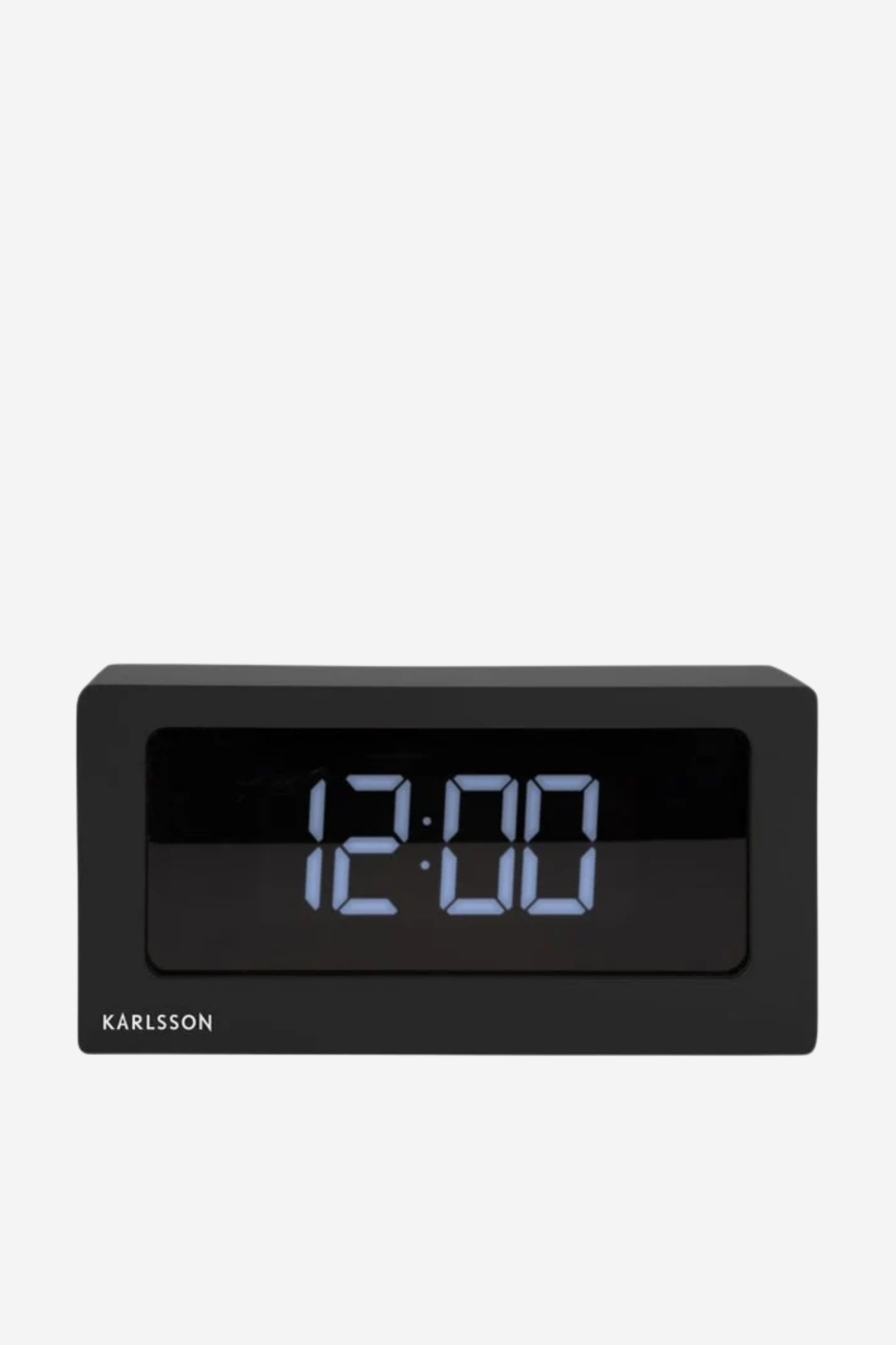 Karlsson Boxed LED Alarm Clock - Black
