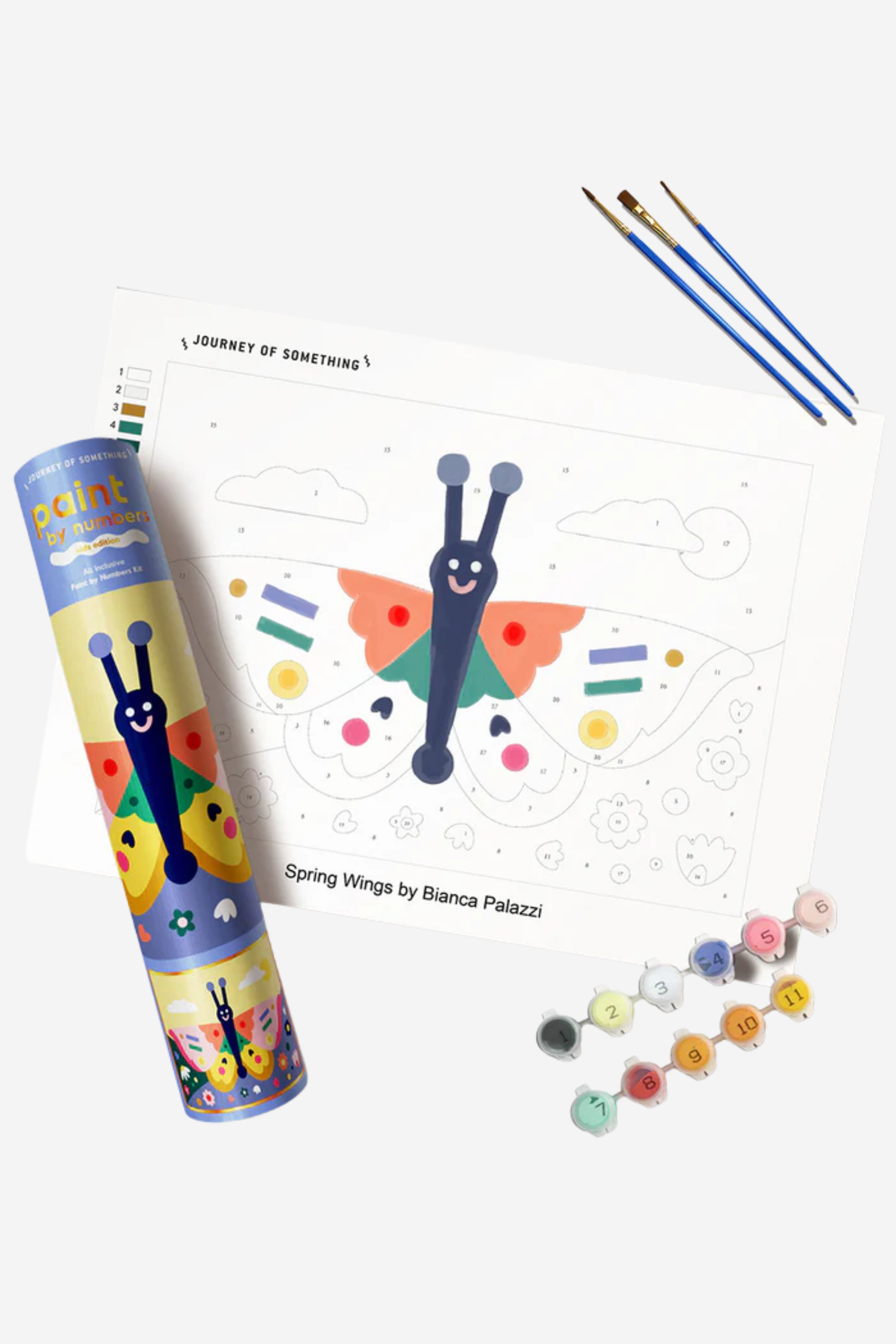 Paint by Numbers for Kids - Spring Wings