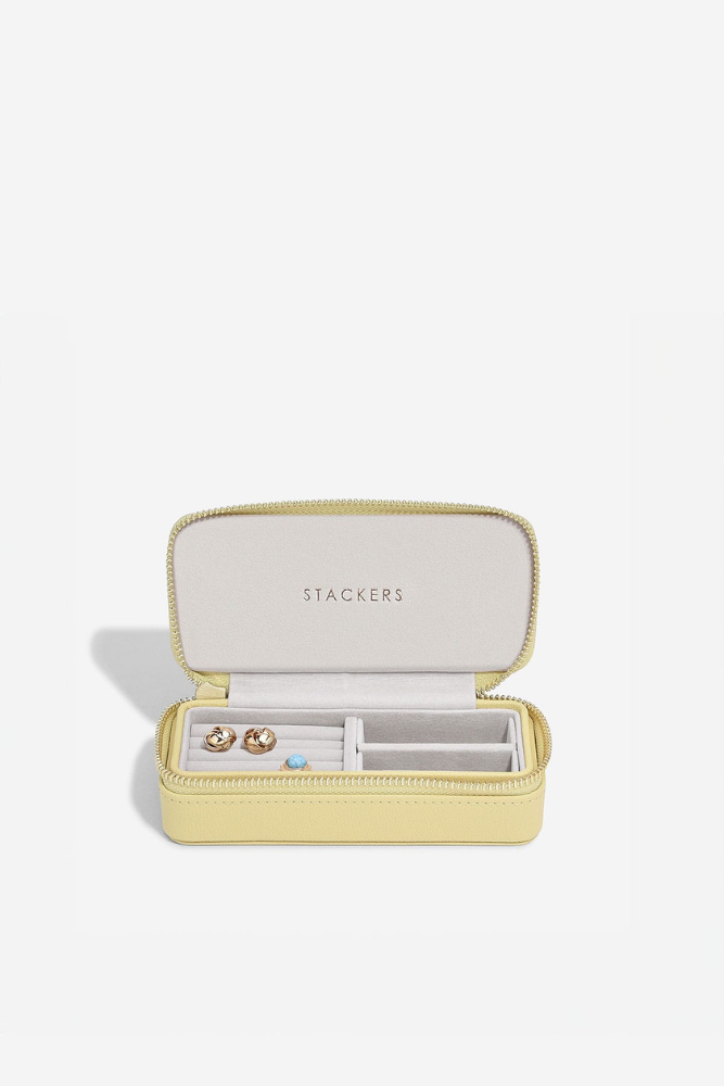 Stackers Medium Travel Jewellery Box  - Lemon