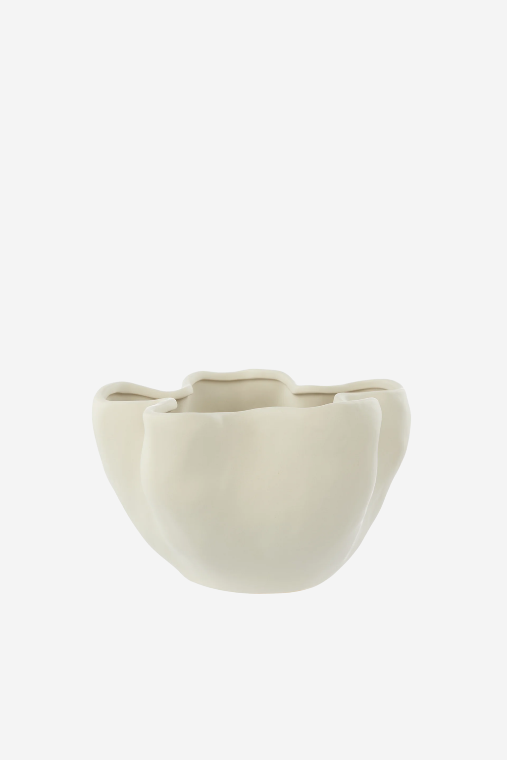 Fluid Vase - Cream
