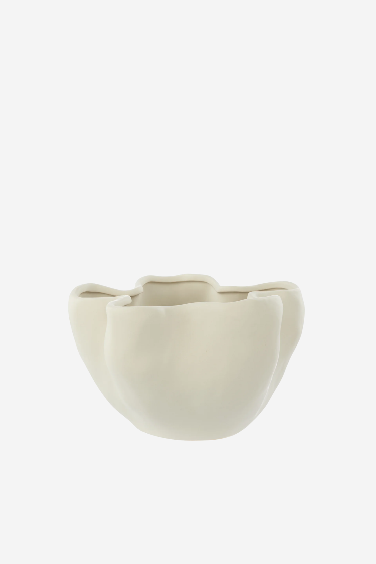 Fluid Vase - Cream