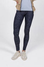 Pace Full Legging - Ink Cheetah