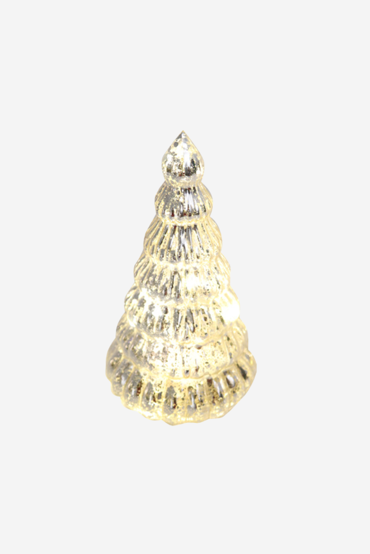 Glass Light Up Tree - 17cm