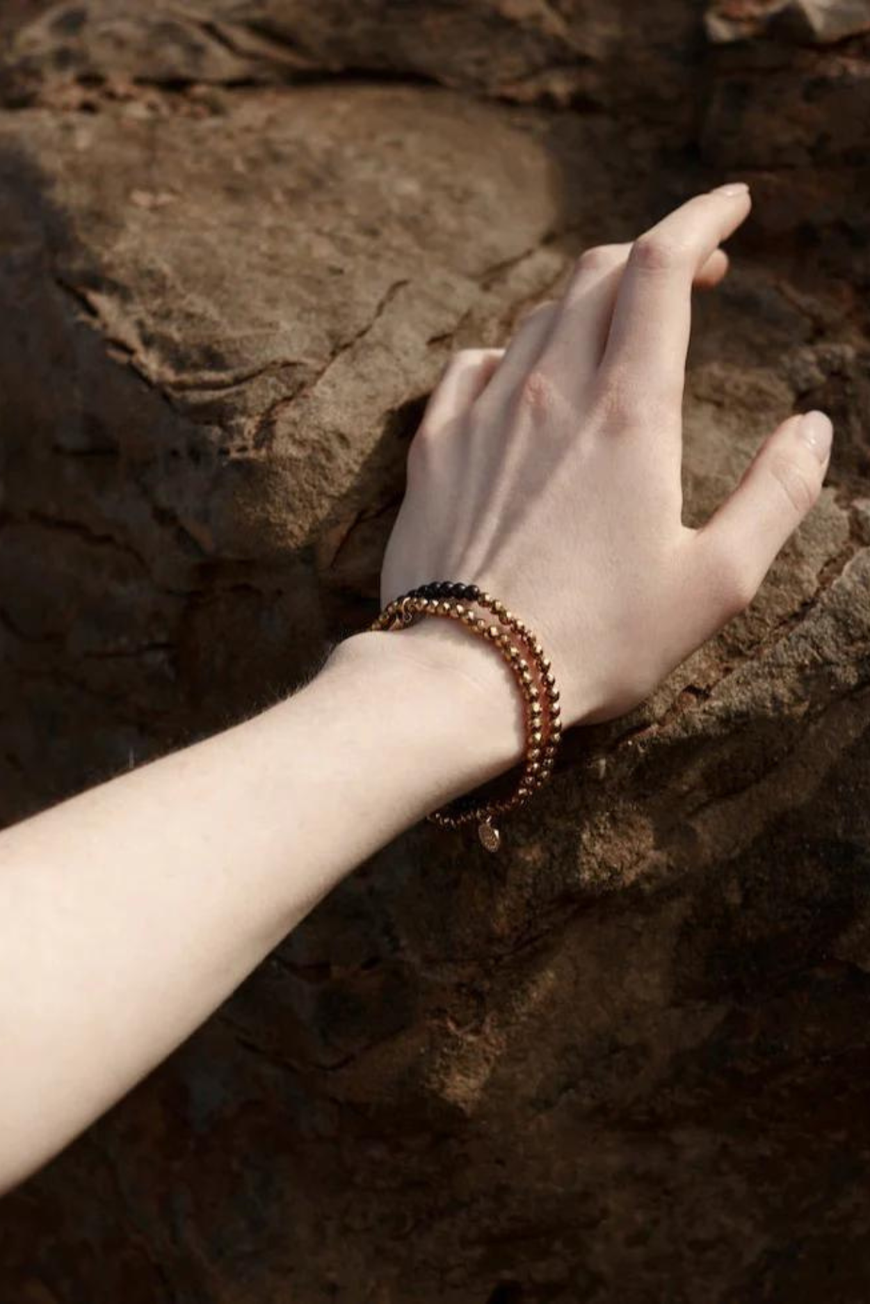 Party at the Front Bracelet - Black Onyx/Gold