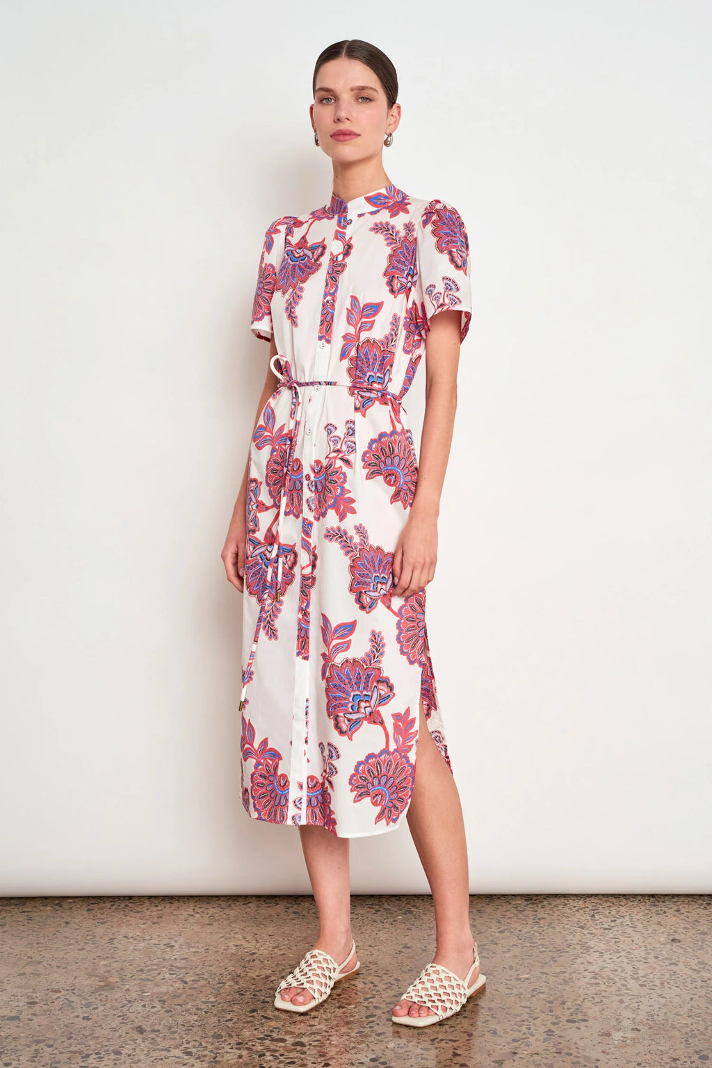 Quote Dress - Crimson Kgari