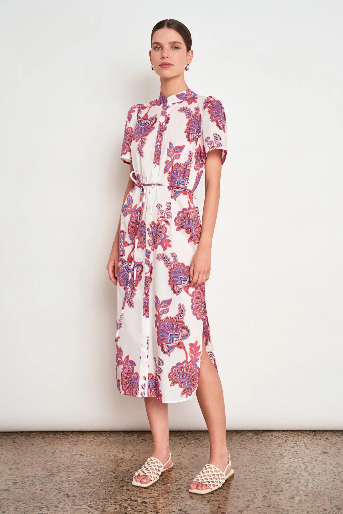 Quote Dress - Crimson Kgari