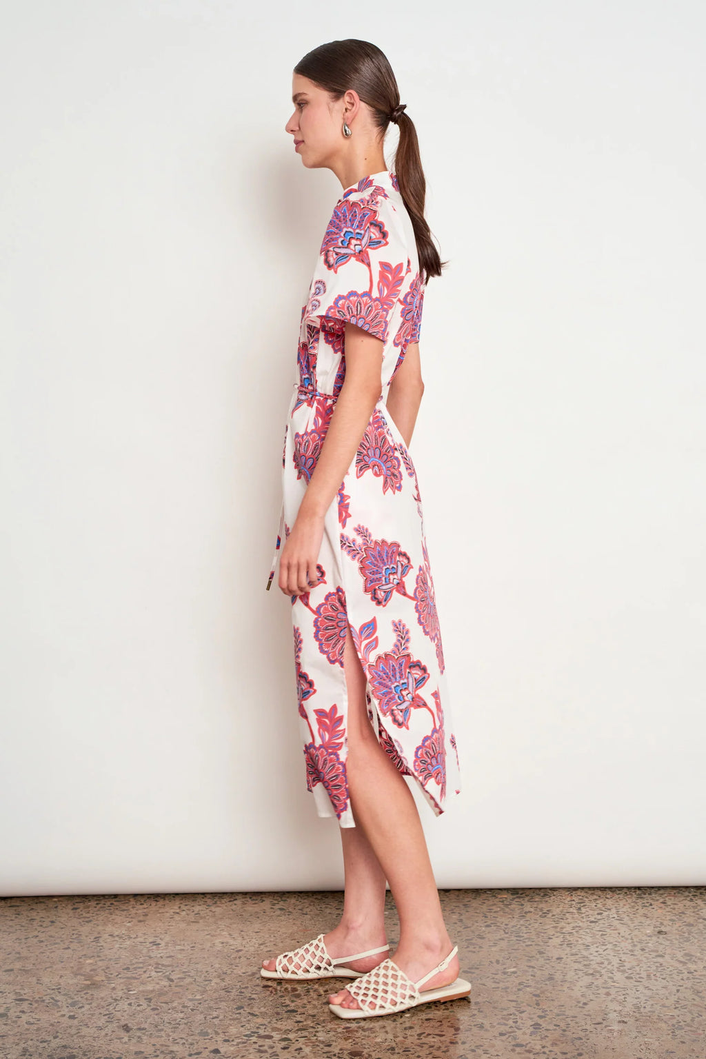 Quote Dress - Crimson Kgari