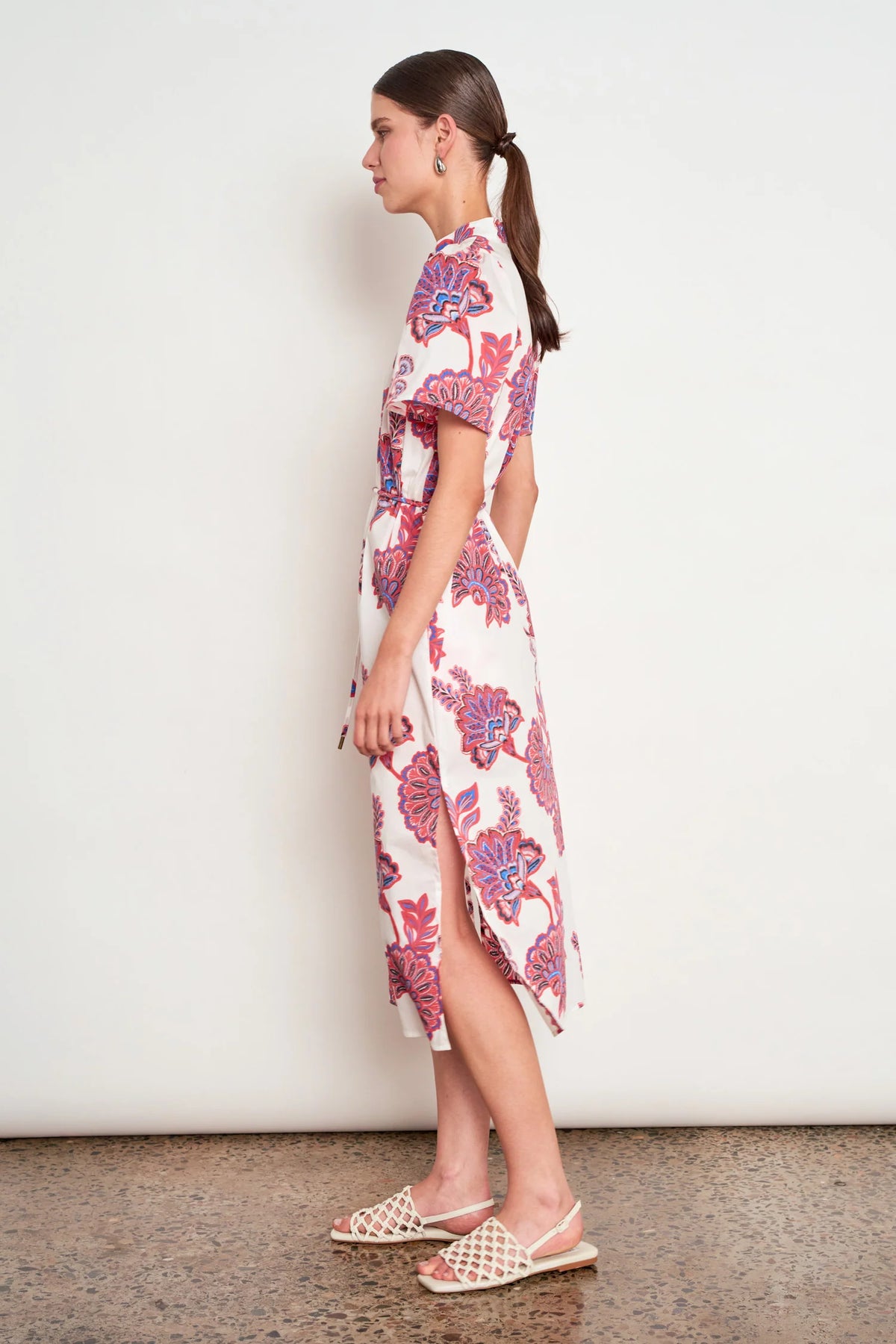 Quote Dress - Crimson Kgari