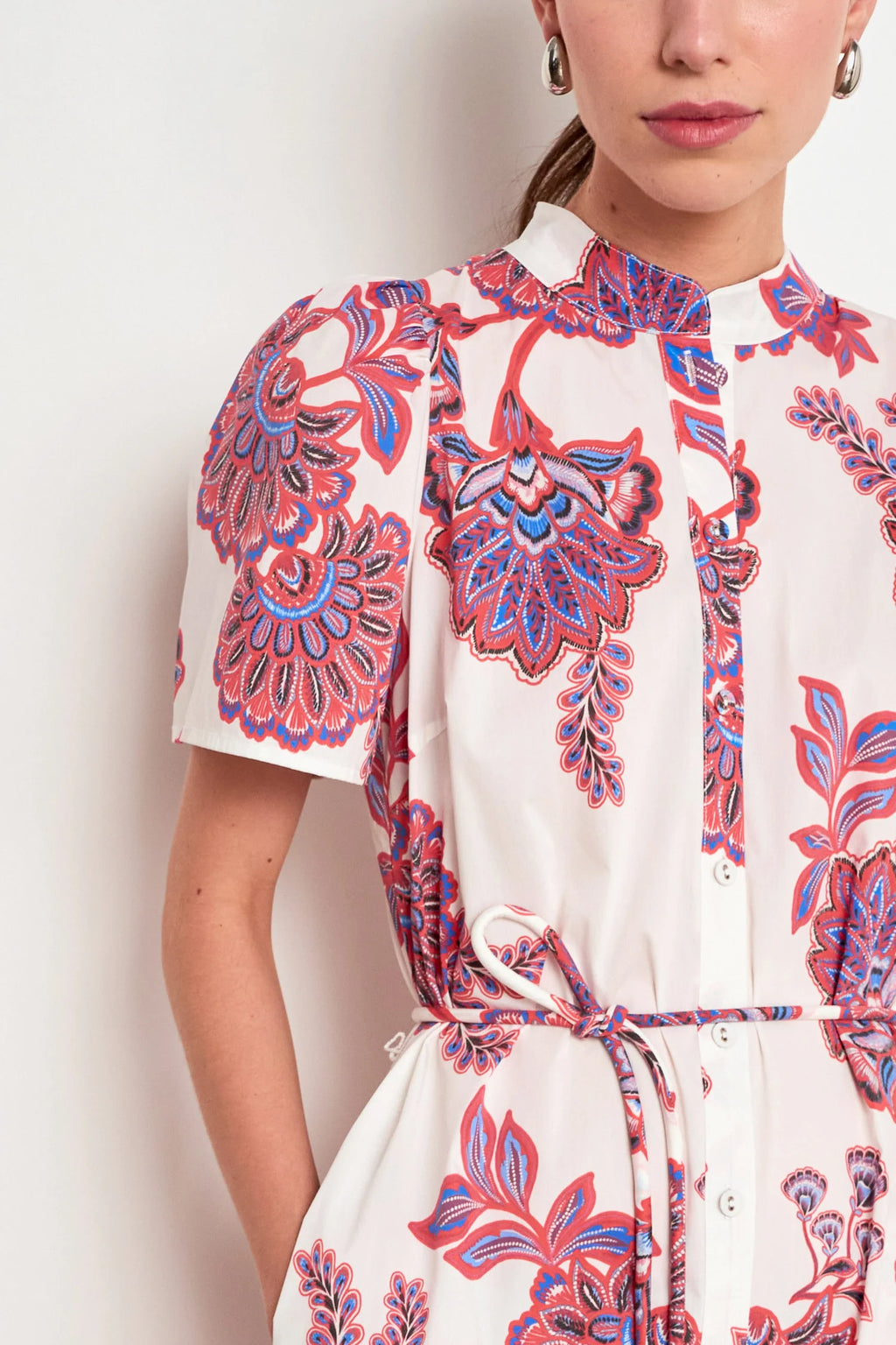 Quote Dress - Crimson Kgari