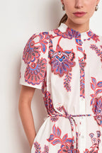 Quote Dress - Crimson Kgari