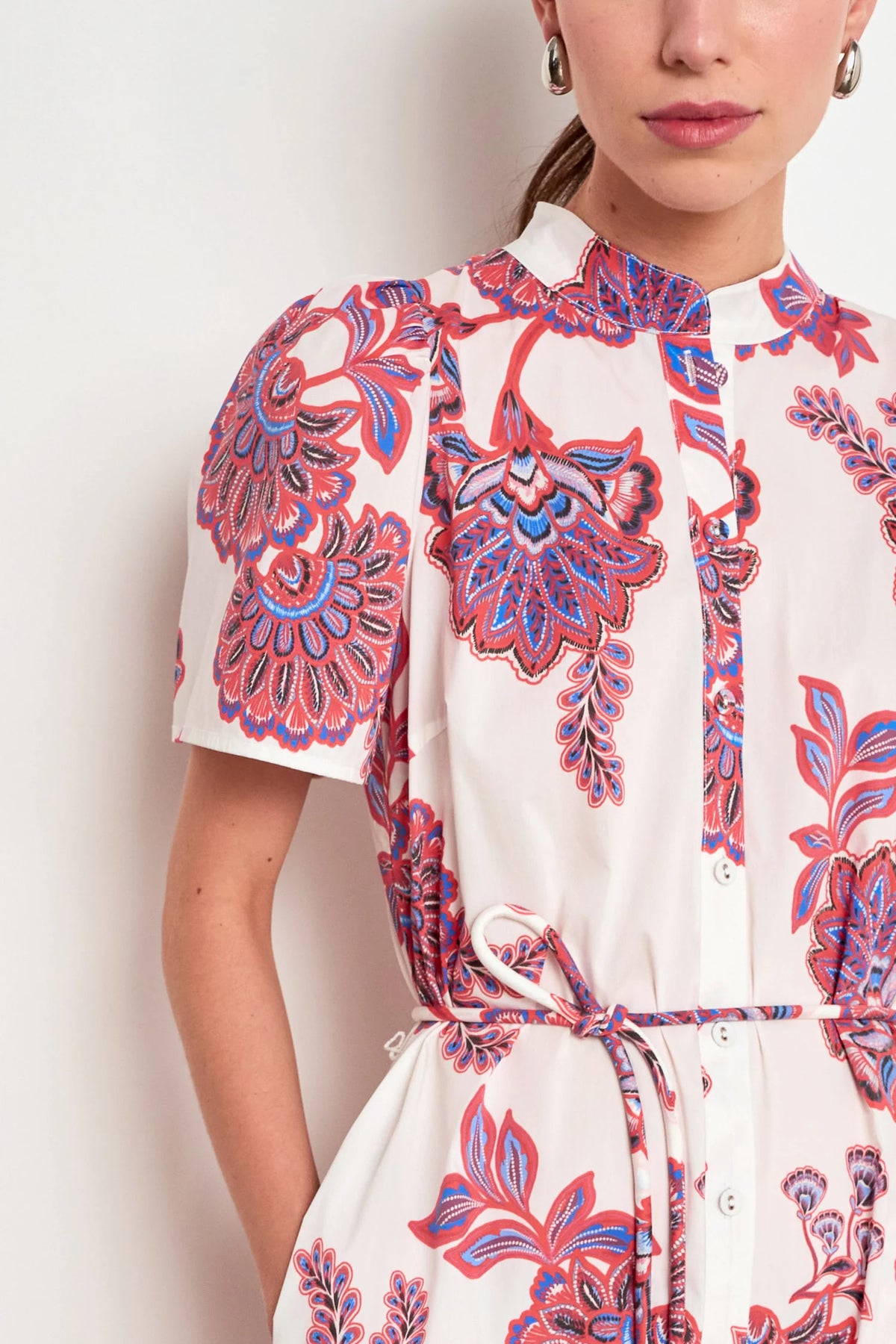 Quote Dress - Crimson Kgari