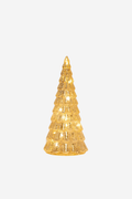 Frost Drop Glass Tree - Gold