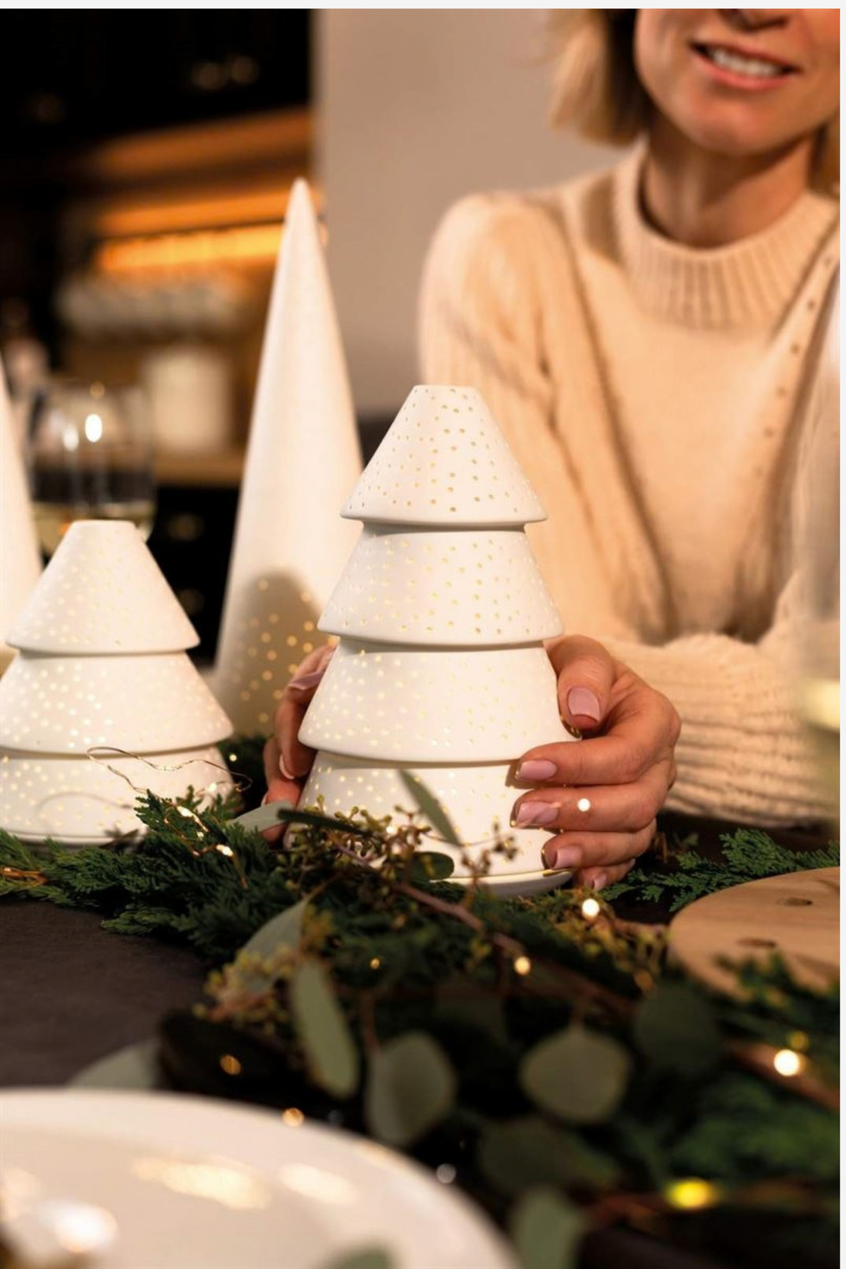 Christmas Tree Porcelain Tealight