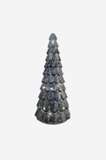 Frost Drop Glass Tree - Blue