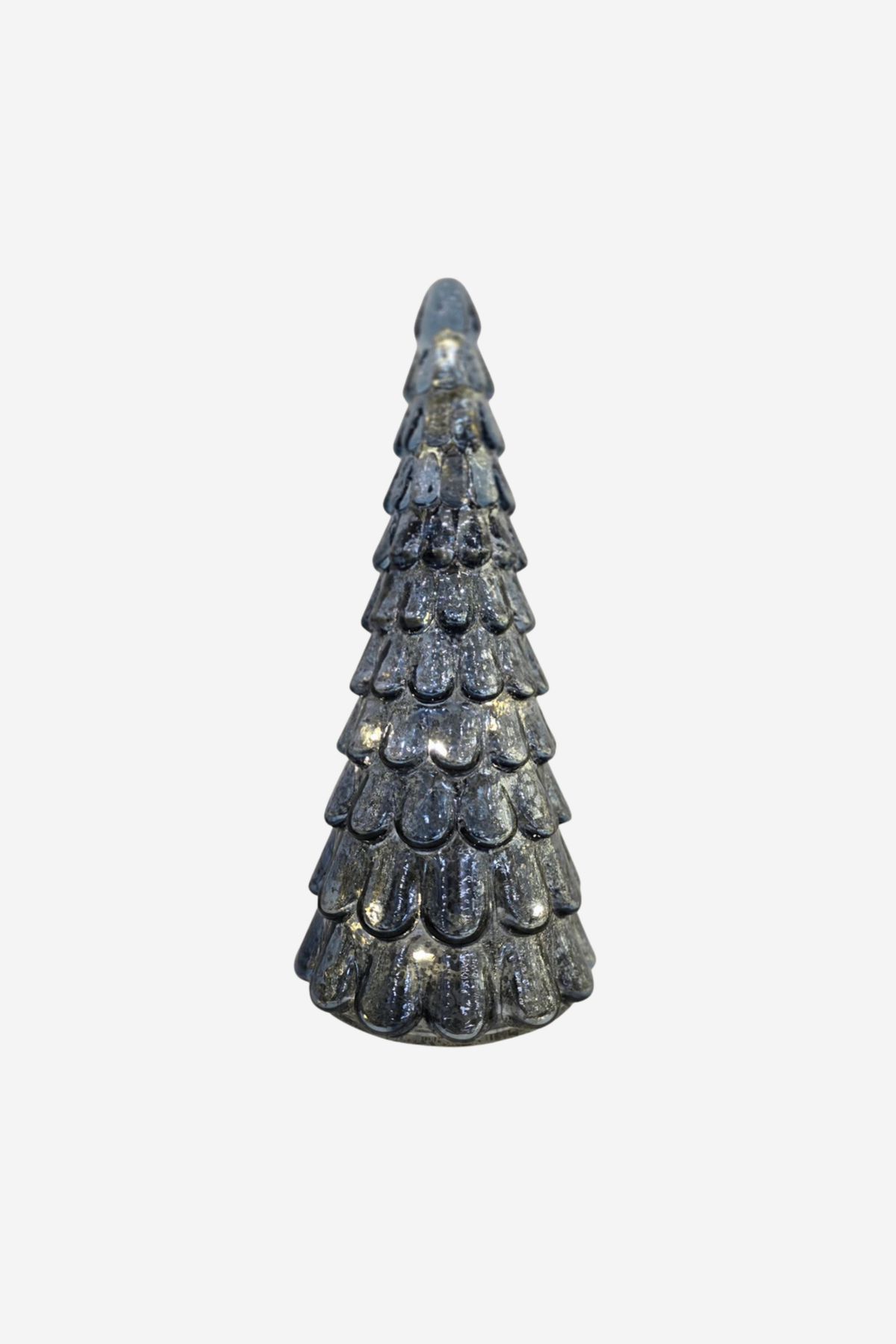 Frost Drop Glass Tree - Blue