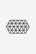 Triangle Trivet - Large Black