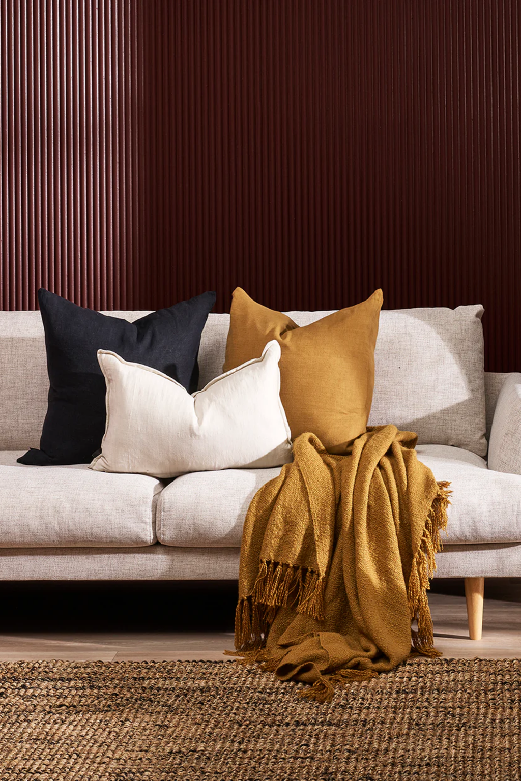 Milano Cushion - Toffee