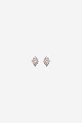 Keepsake Stud - Rose Quartz / Silver