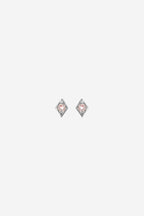 Keepsake Stud - Rose Quartz / Silver