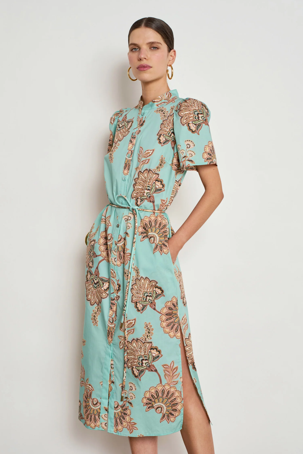 Quote Dress - Mint Kgari