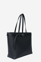 Tia Shoulder Bag - Black + Bronze