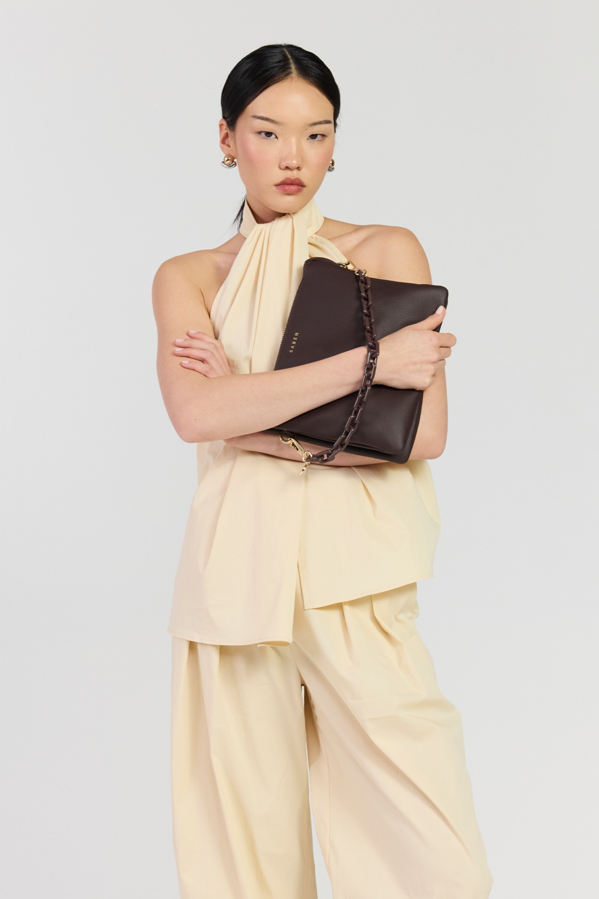 Matilda Crossbody - Cacao & Tonal Chain
