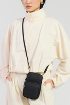 Nikko Pocket Phone Sling - Black Luxe