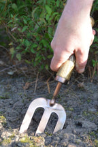 Copper Plated Rake Fork