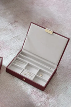 Stackers Classic Jewellery Box - Burgundy