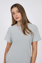 Uno Short Sleeve Tee - Black Stripe