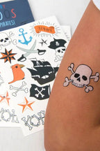 Temporary Tattoos - Beware of the Pirates