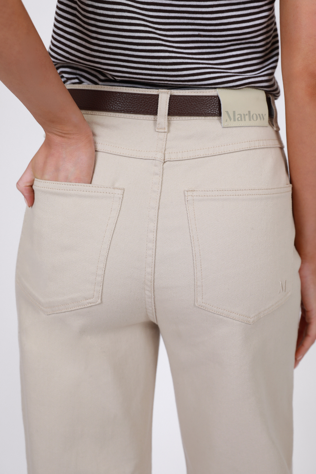 Icon Wide Jean - Stone