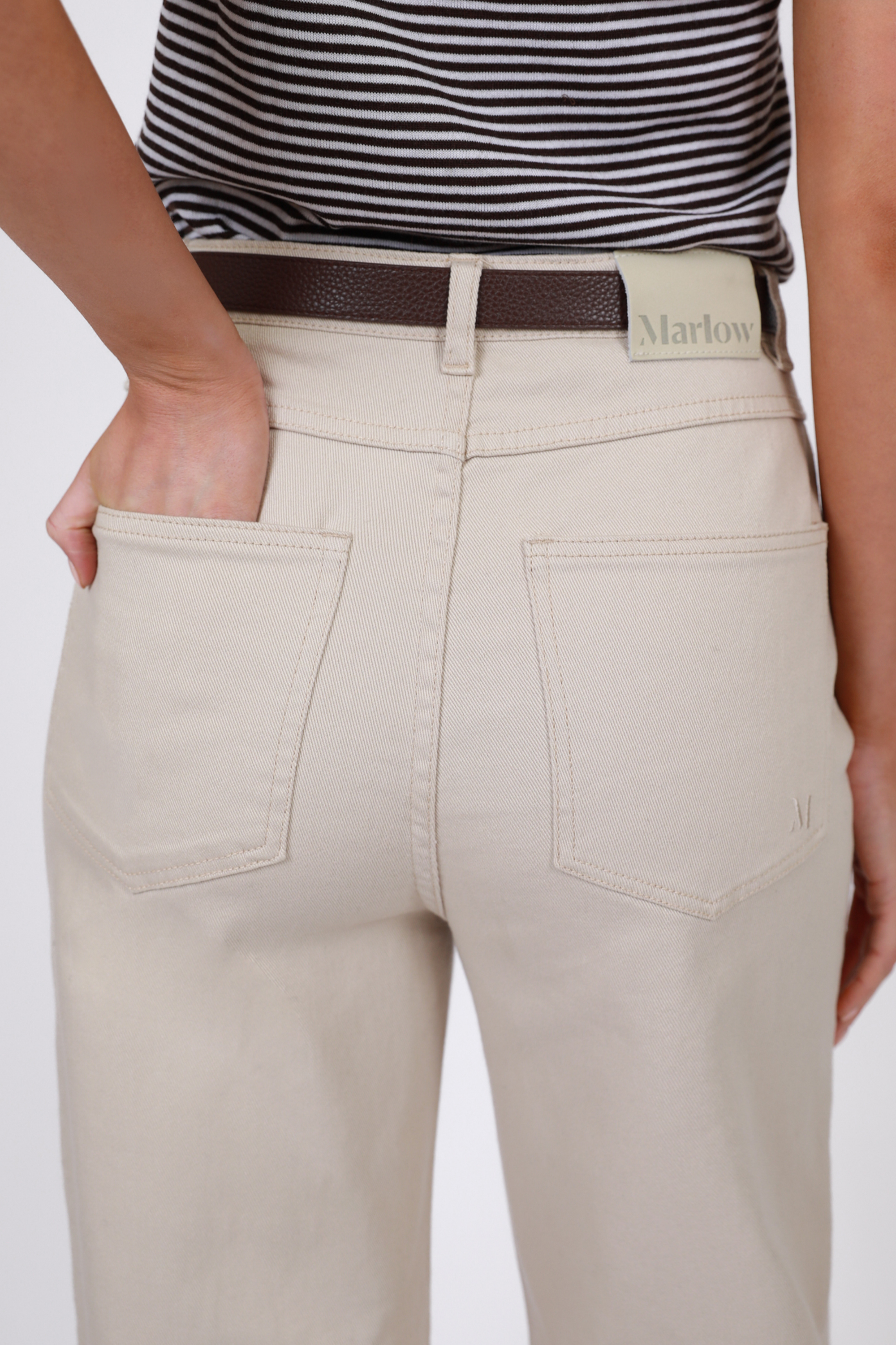 Icon Wide Jean - Stone